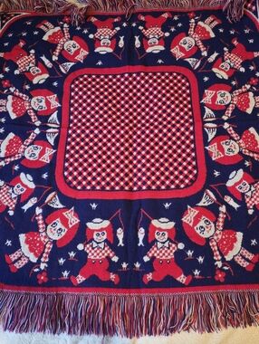 Vintage Raggedy Ann Throw